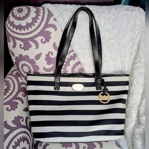 Michael Kors Classic Black and White Tote